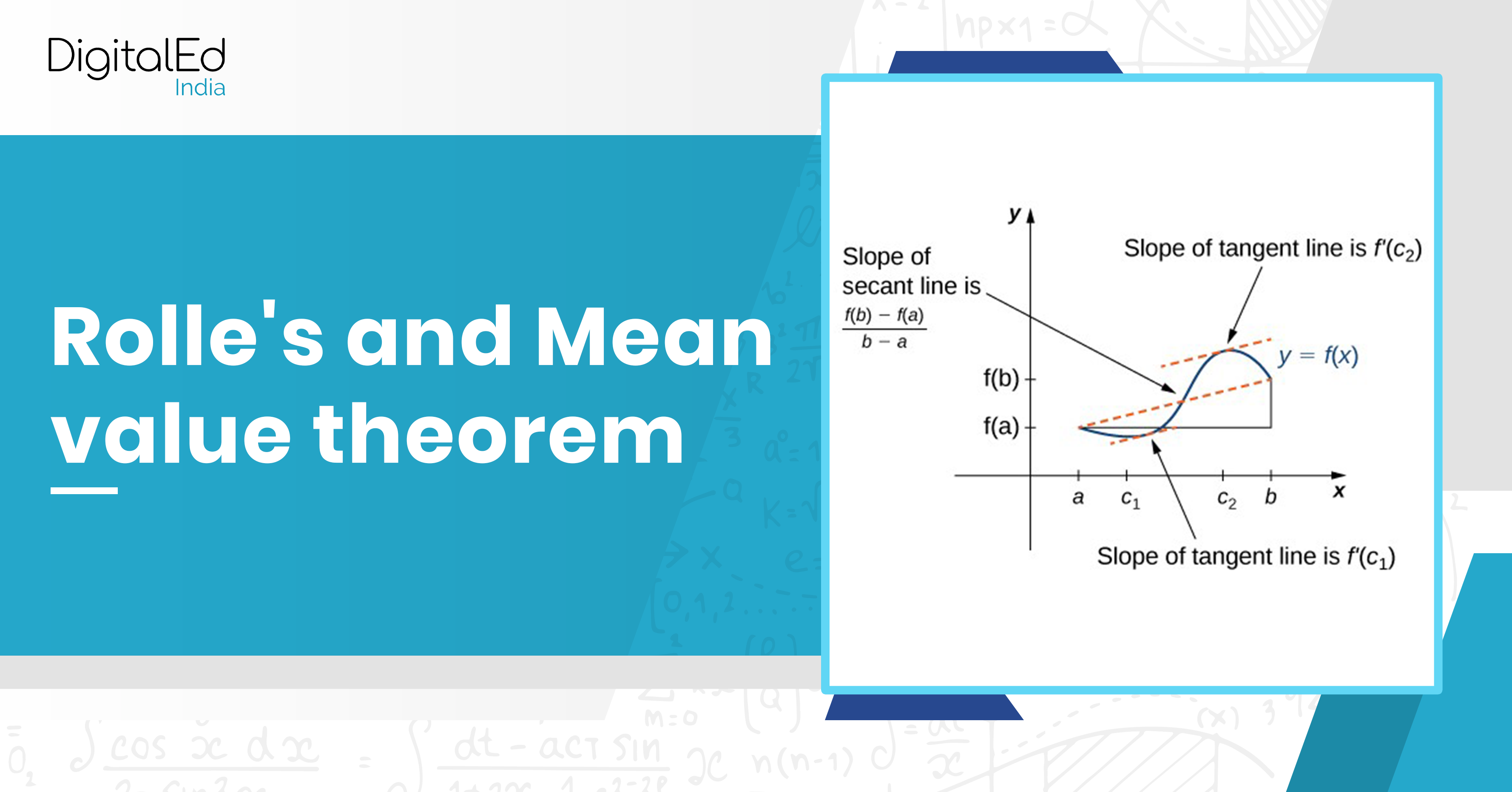 Rolle's And Mean Value Theorem